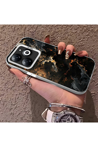 Hontinga حافظة هاتف متوافقة مع تكنو سبارك 20 مع حماية للكاميرا وظهر صلب مضاد ...