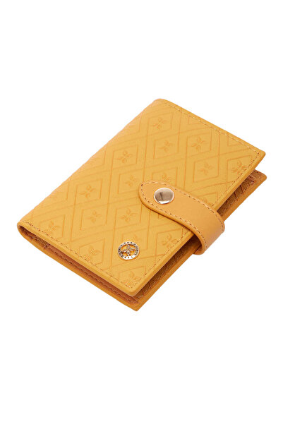 Tergan Sarı Print Kadın Cüzdan - S1CB00055820-S7S