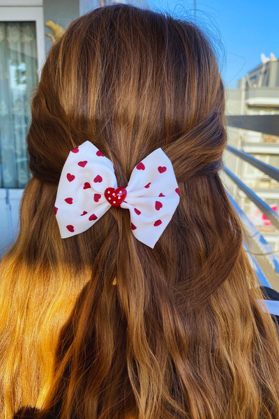 Nisankids Heart Shaped Bow Tie Clip 1 Piece