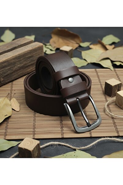 PASSTELL حزام جينز رياضي للرجال مصنوع من الجلد الطبيعي بنسبة 100% مقاس 4.5 سم