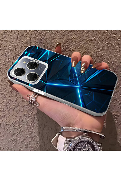 Hontinga حافظة هاتف متوافقة مع تكنو سبارك 20 برو، حماية للكاميرا، ظهر صلب مضا...