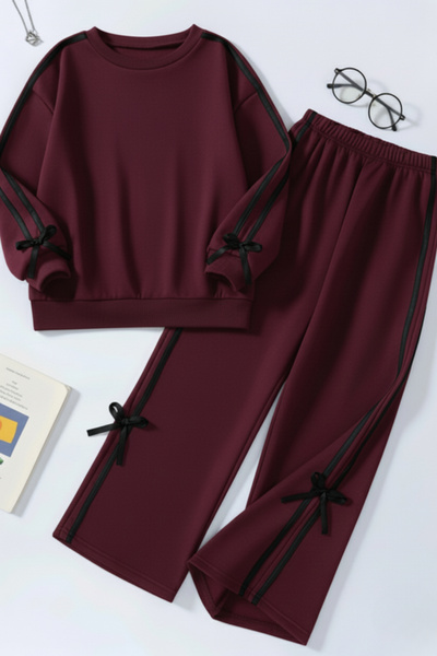 My Kids Wear Детски комплект спортен екип с двойна панделка за момичета 4-16 години 12378