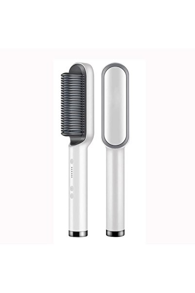 NO BRAND Multifunctional Hair Straightener Brush - Heating Curler, Straightener, Styler Comb for Hair & Beard