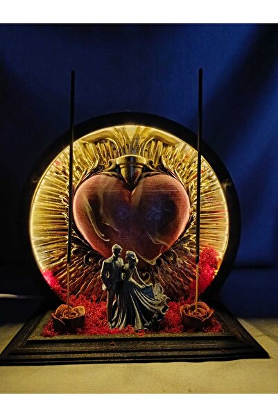 FORTE DESING Romantik LED Işıklı Tütsülük – Geriye Akış ve Çubuk Tütsü Uyumlu...