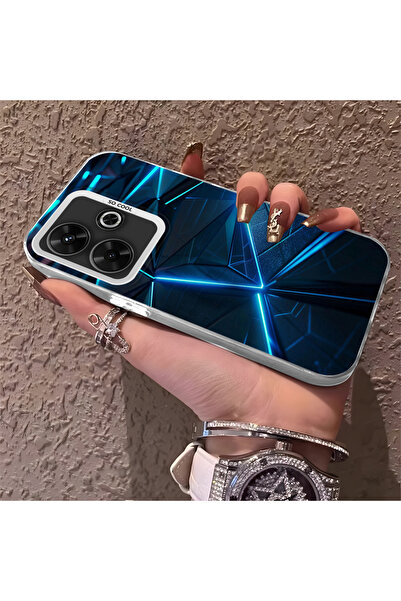 Hontinga حافظة هاتف متوافقة مع هاتف Xiaomi Redmi 13X، حماية للكاميرا، ظهر صلب...