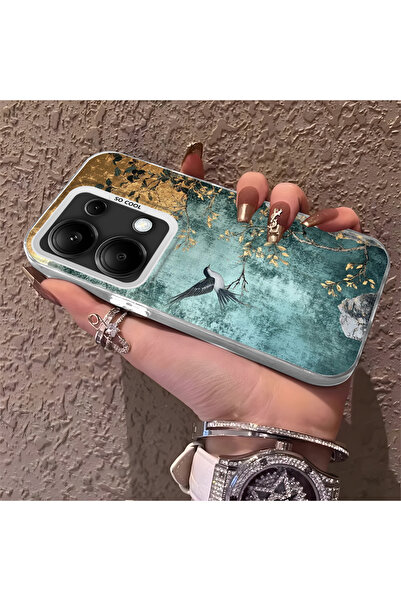 Hontinga حافظة هاتف متوافقة مع هاتف Xiaomi Redmi Note 13 Pro 4G، حماية للكامي...