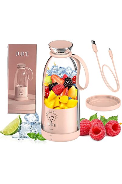 Generic Personal Size Blender, Portable Blender, New upgraded 2400mAh Extra Large Capacity Battery, 6 blades