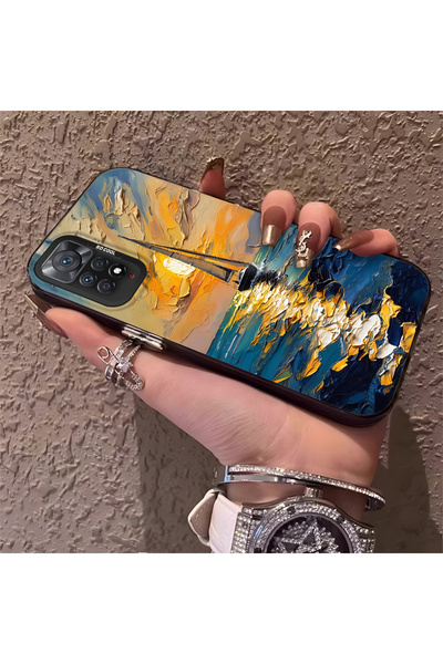 Hontinga حافظة هاتف متوافقة مع هاتف Xiaomi Redmi Note 11 Pro 4G، حماية للكامي...