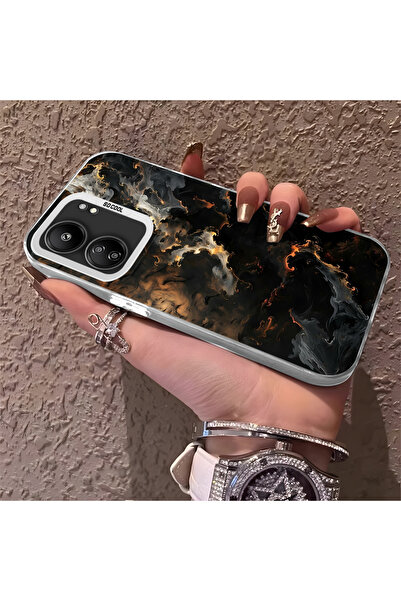 Hontinga Xiaomi Poco C65 Uyumlu Telefon Kılıfı Kamera koruması Sert Arka Anti...