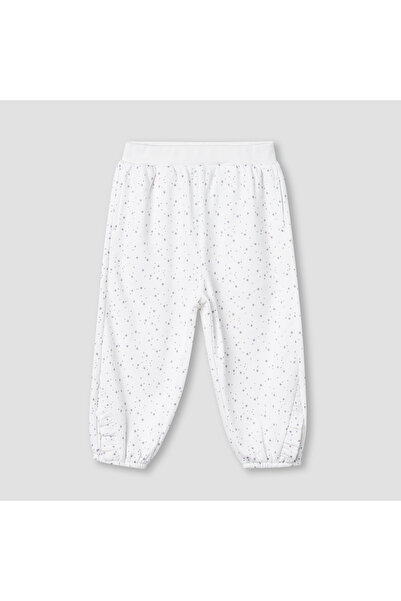 Juniors Printed Joggers with Ruffle Detail