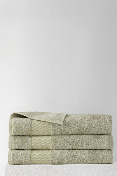 Yataş Esna 60% Cotton-40% Bamboo Bath Towel, 90X150 cm - Nile Green