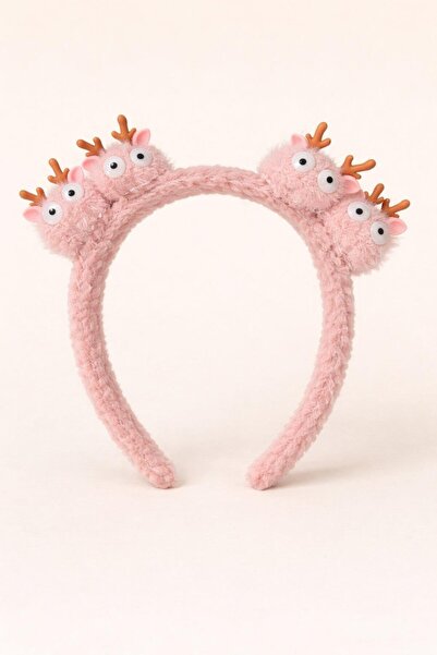 Katia&Bony Pink Crown with Cute Deer Accessories