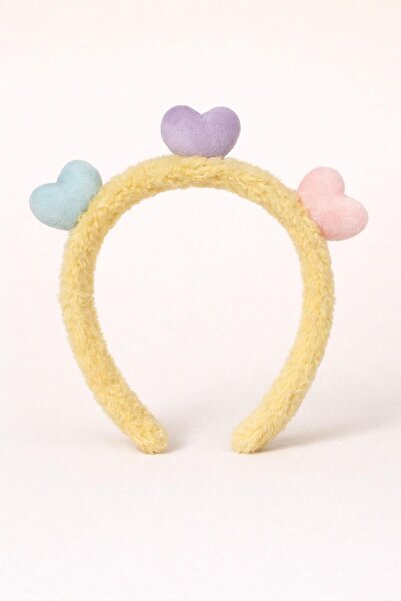 Katia&Bony Crown with Colorful Heart Accessories Yellow