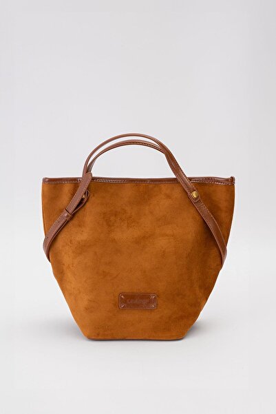 Levidor Coffee Triangle Shape Handbag