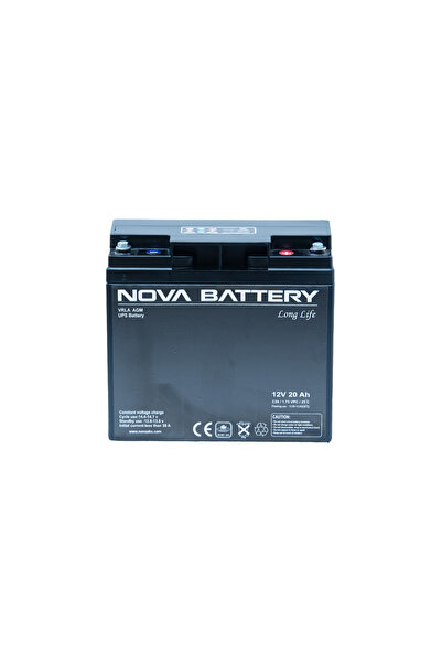 Nova 12V 20AH AGM KURU TİP AKÜ (YENİ ÜRETİM)
