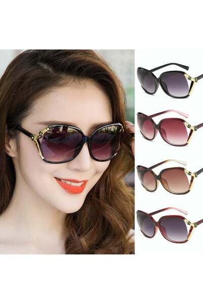 Yalong 4 PCS Women's Sunglasses UV Protected Oversized Chic Round Lady Polari...
