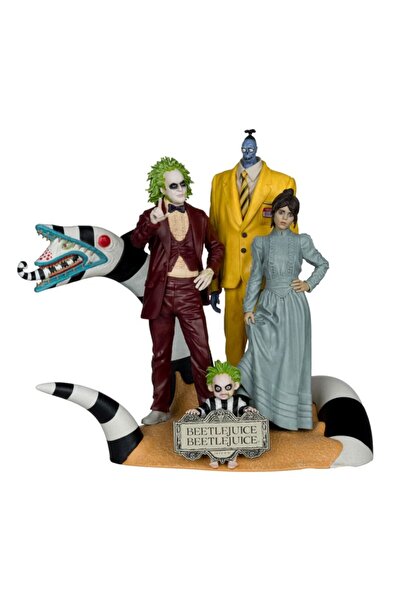 OEM Beetlejuice Beetlejuice Movie Maniacs PVC Statue 4-Pack 15 cm