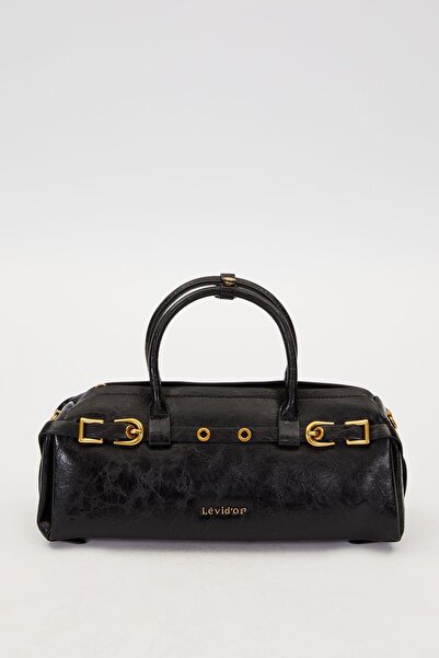 Levidor Black Vintage Accessory Handbag