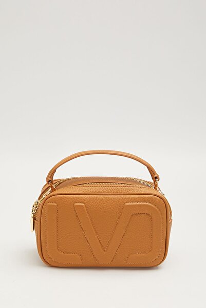 Levidor Brown Large Logo Handbag