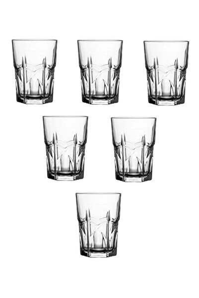 Pasabache Pasabahce 6 Pieces King Water Tumbler, 240 Ml, 100 Mm Height, 74 Mm Diameter Clear