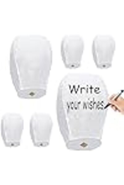 fulina Paper Lanterns 12 Pack White,Easy to Use, Paper Lanterns were The Highlight of Party,Lantern each pa