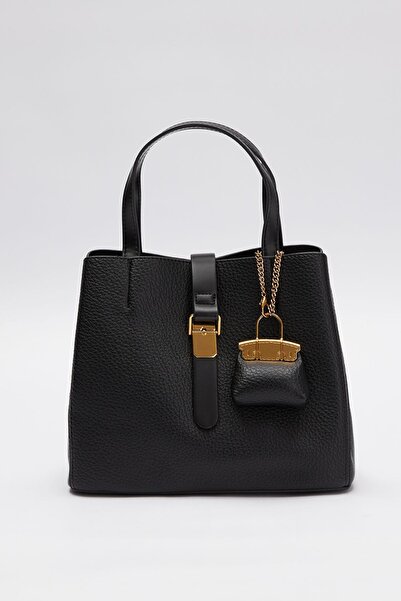 Levidor Black Mini Bag Handbag with Accessories