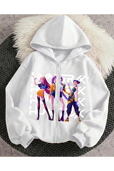 Touz Moda Young Kpop Demon Hunters 3-Thread Thick Sweet Cardigan