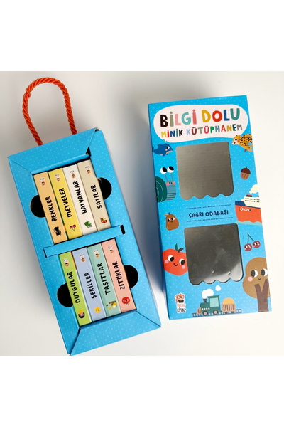 Sincap Kitap BİLGİ DOLU MİNİK KÜTÜPHANEM MAVİ KUTU
