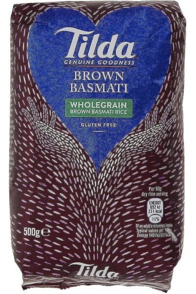 Tilda Wholegrain Basmati Rice, 500 gm