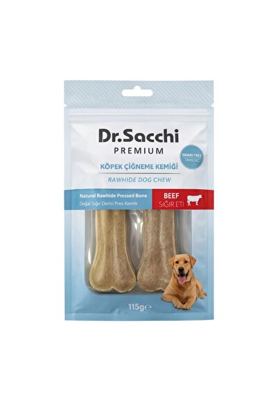 Dr. Sacchi Dr.Sacchi Premium Sığır Etli Doğal Sığır Derisi Press Kemik Tahıls...