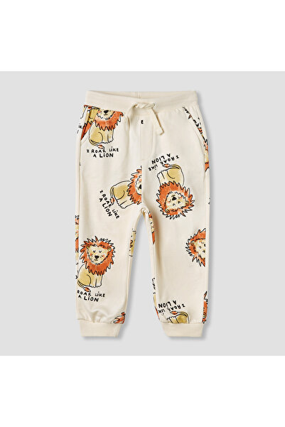 Juniors Lion Print Joggers with Pockets