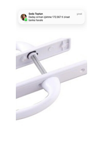 BATTON Pvc banyo kapı kolu lüx