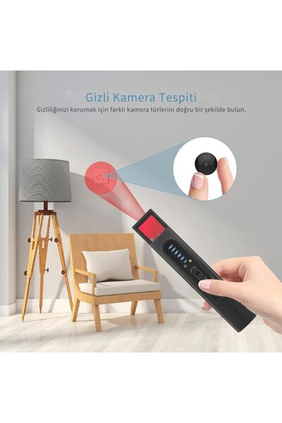 Apera X13 Kamera Dedektörü, Cihaz GPS Dedektörü, Gizlilik Koruyucu RF Kablosuz Sinyal Tarayıcı