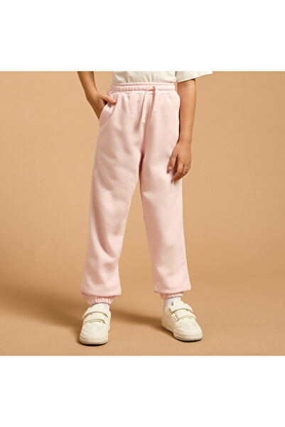 Juniors Solid Joggers with Drawstring Closure and Pockets