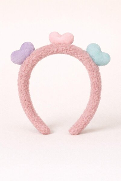 Katia&Bony Crown with Colorful Heart Accessories Pink