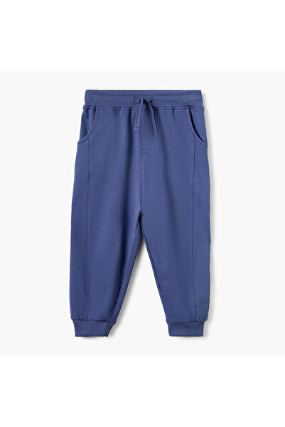 Juniors بنطال رياضي سادة مع رباط إغلاق وجيوب