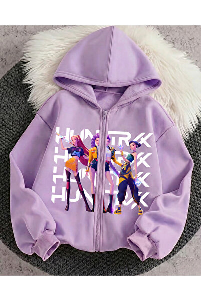 Touz Moda Young Kpop Demon Hunters 3-Thread Thick Sweet Cardigan