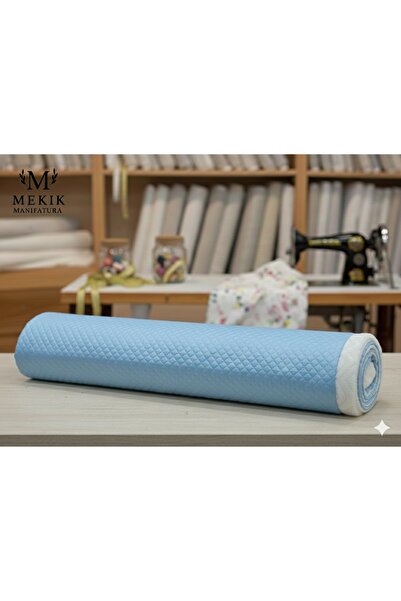 MEKİK MANİFATURA СИНЯ КАПІТОНОВА ТКАНИНА