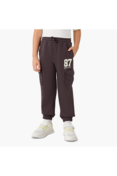 Juniors بنطال رياضي مطبوع بجيوب