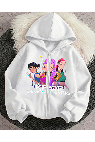 Touz Moda Young Kpop Demon Hunters 3-Thread Thick Sweet Cardigan