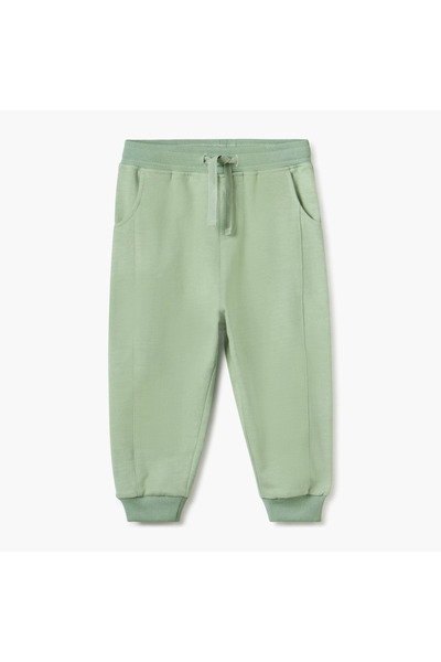 Juniors Solid Joggers with Drawstring Closure and Pockets