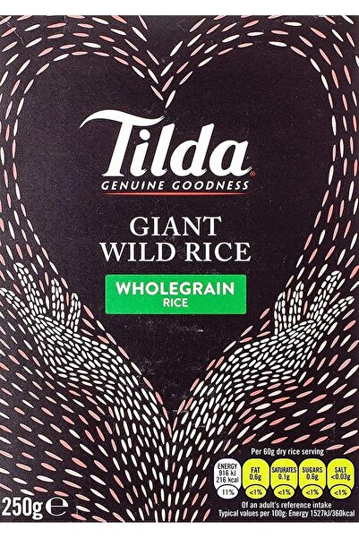 Tilda Giant Wild Rice, 250 Gm