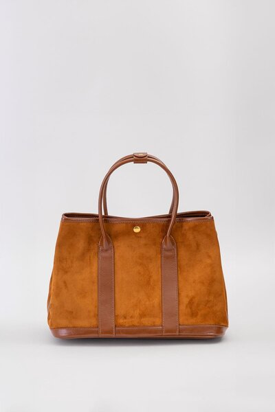 Levidor Brown Stripe Strap Handbag
