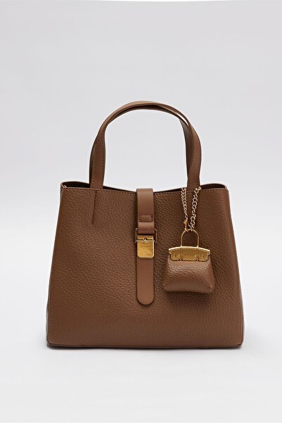 Levidor Coffee Mini Bag Handbag with Accessories