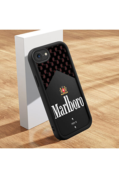 iPhone 7/8/SE 2020 2022 Compatible Soft Silicone Phone Case Anti Fall Marlboro