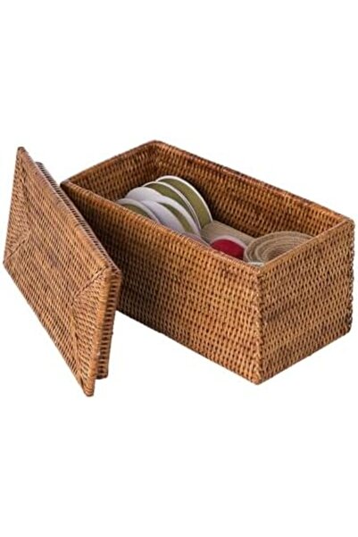 BRF La Jolla Dikdörtgen Kutusu, Bal Kahverengi Tuvalet Kağıdı Saklama Sepeti ...