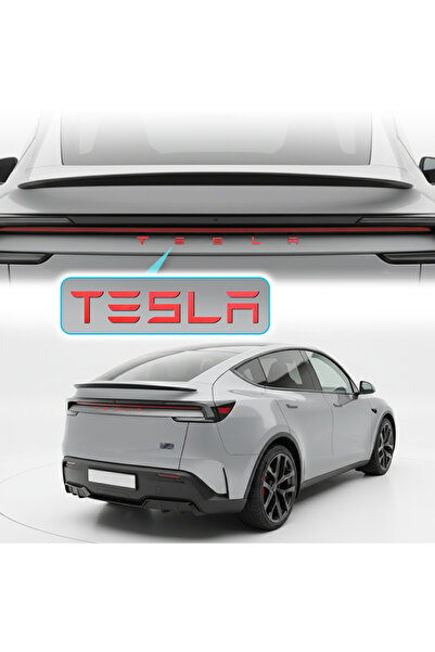 Ipg مجموعة ملصقات الشعار الخلفي لسيارة تسلا موديل 3-واي (قطعتان)
