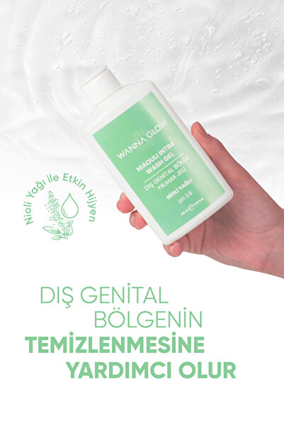 Wanna Glow Nioli Yağlı Ph 3.8 Genital Bölge İntim Yıkama Jeli 250 ml