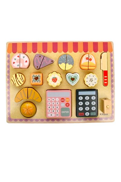 OEM Jucarie produse cofetarie/patiserie kidsNplay, lemn, 16 piese, lemn, 3 ani+