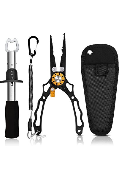 Yelajoy Multi-purpose Fishing Pliers,Stainless Steel and Anti-corrosion Coati...